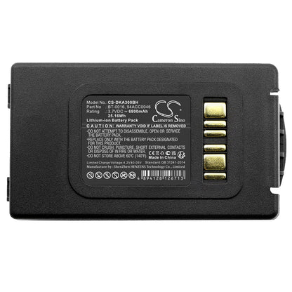 Replacement Battery for Datalogic Skorpio X3 – Barcode Scanner – 6800mAh / 3.7V