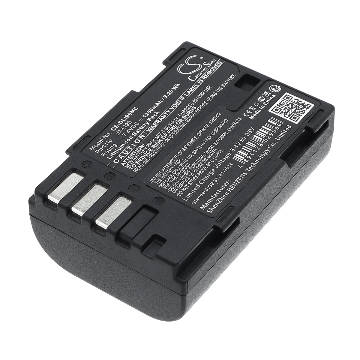 Replacement Battery for Pentax K-7 – Camera – 1250mAh / 7.4V