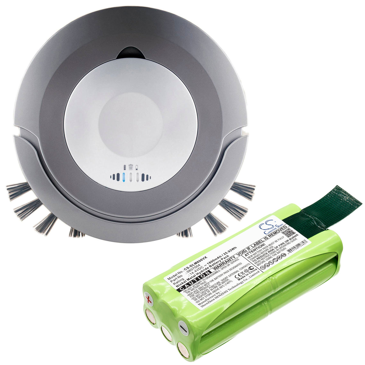 Replacement Battery for Dirt Devil Libero M606 – Vacuum – 1800mAh / 14.4V
