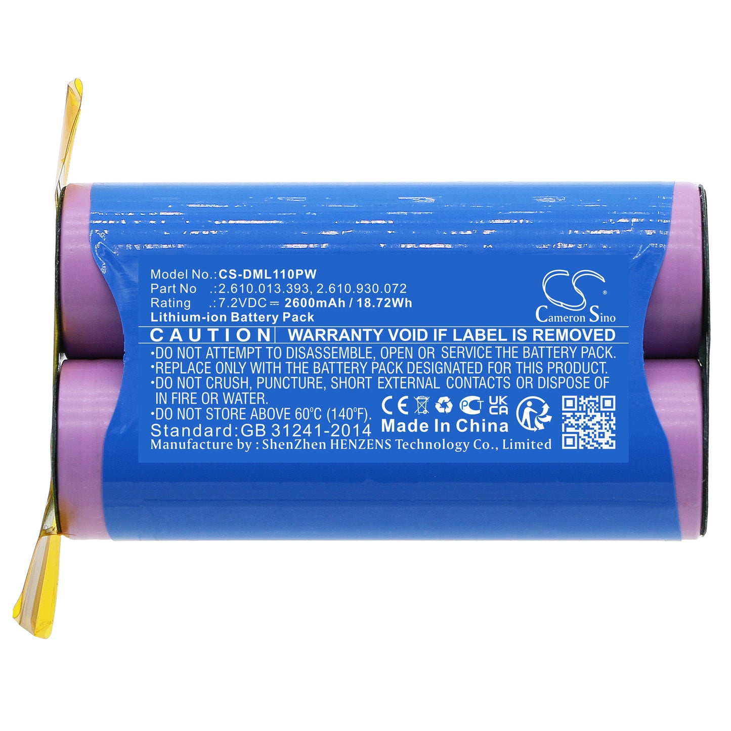 Replacement Battery for Dremel Driver 1120 – Power Tool – 2600mAh / 7.2V - image 3