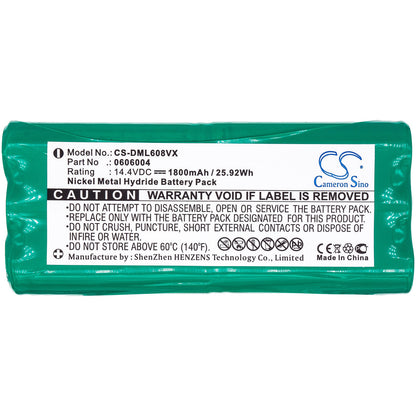 Replacement Battery for Taurus  Aspirateur Striker Mini T270 – Vacuum – 1800mAh / 25.92Wh / 14.4V
