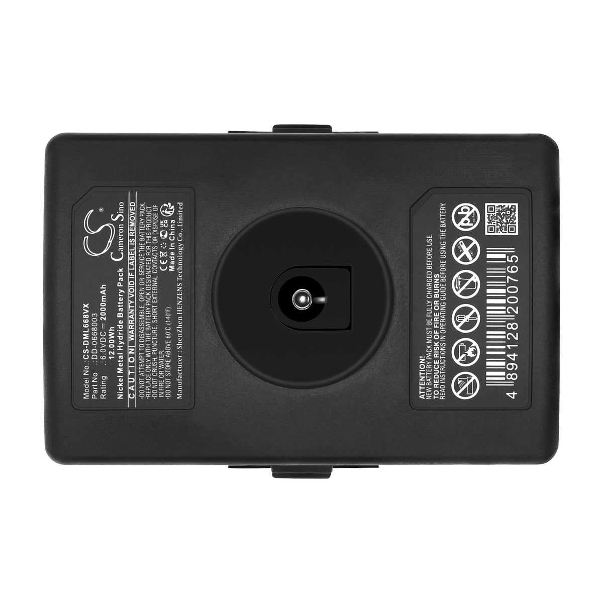 Replacement Battery for Dirt Devil M668 – Vacuum – 2000mAh / 6V