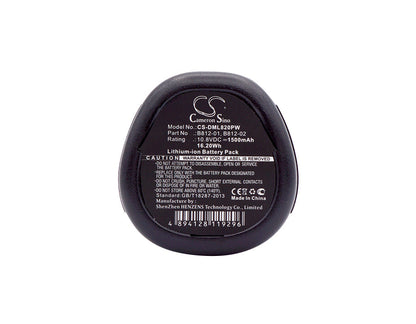 Replacement Battery for DREMEL  8200 – Power Tools – 1500mAh / 16.20Wh / 10.8V