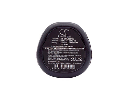 Replacement Battery for DREMEL 8200 8200 Multi Max, 8220, – 1500mAh / 16.20Wh