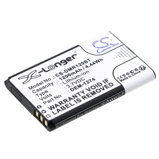 Replacement Battery for Paradox | Magellan | DEM K32RF Wireless LED Kyepad – Alarm System – 1200mAh / 3.7V