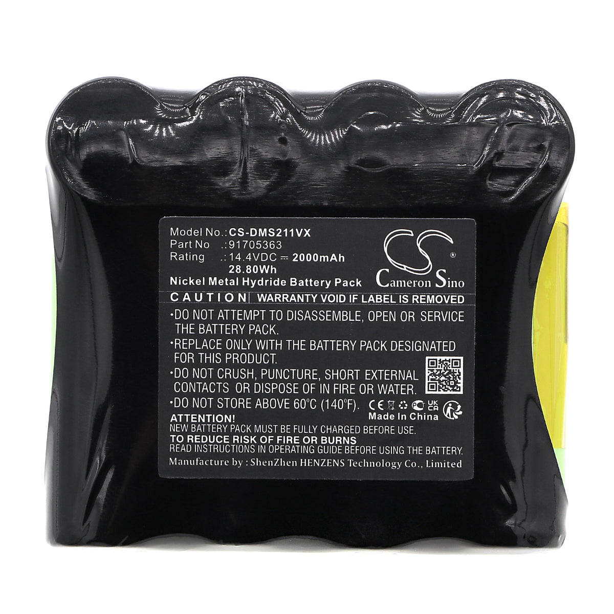 Replacement Battery for Wintonic | Domo 18430 – Vacuum – 2000mAh / 14.4V