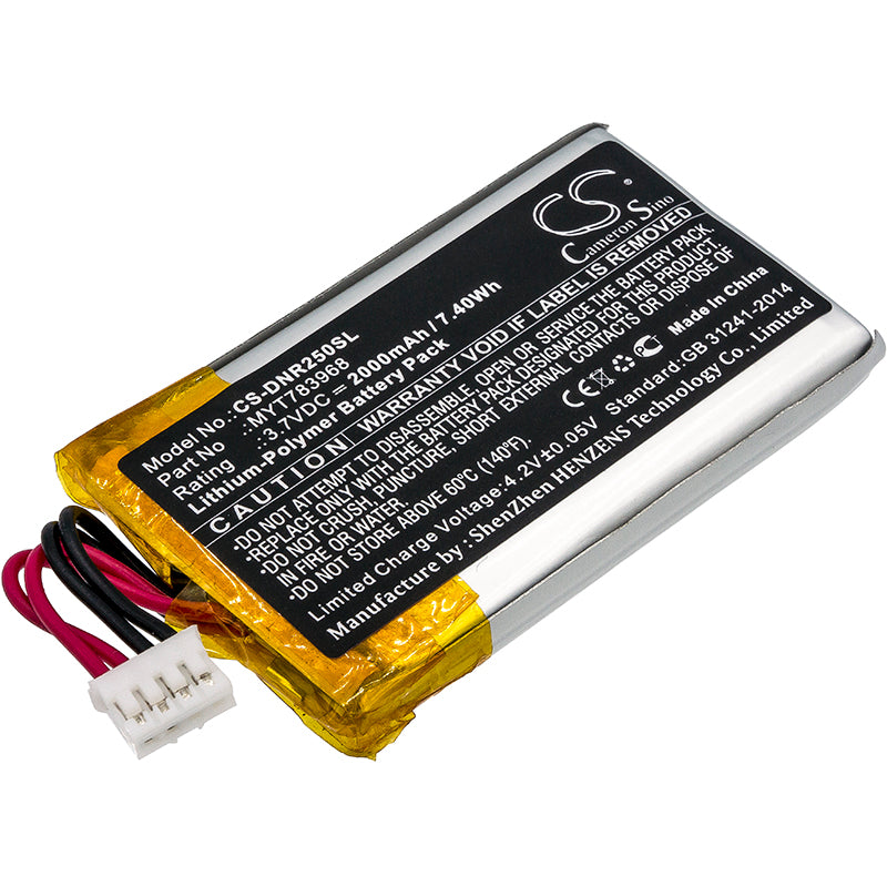 Replacement Battery for DeLorme inReach SE – GPS, Navigator – 2000mAh / 3.7V - image 1