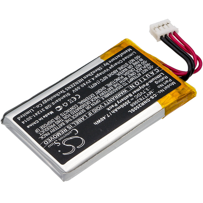 Replacement Battery for DeLorme inReach SE – GPS, Navigator – 2000mAh / 3.7V - image 2