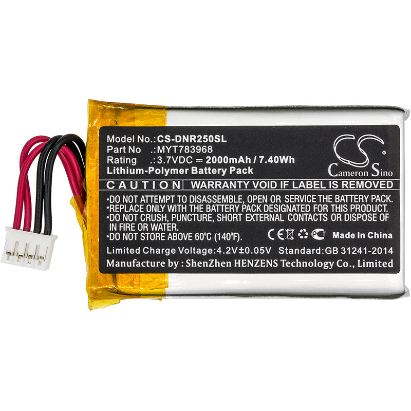 Replacement Battery for DeLorme inReach SE – GPS, Navigator – 2000mAh / 3.7V - image 3