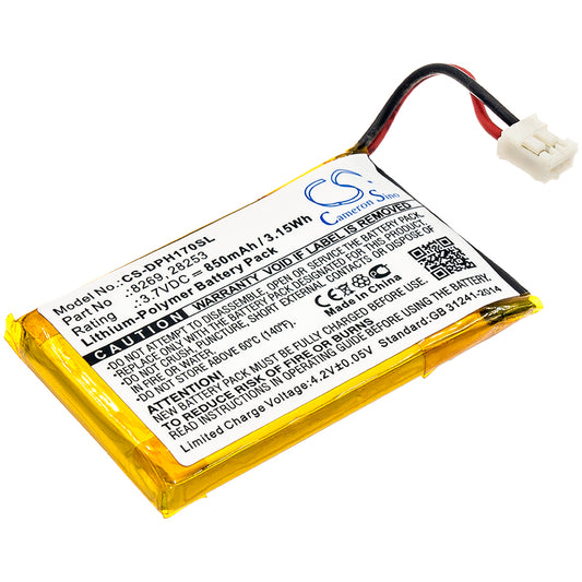 Replacement Battery for Marmitek DoorPhone 170 – Home Security Camera – 850mAh / 3.7V