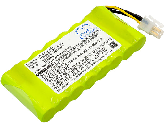 Replacement Battery for Dranetz | Gossen Metrawatt HDPQ-Xplorer400 – Equipment, Survey, Test – 2000mAh / 9.6V