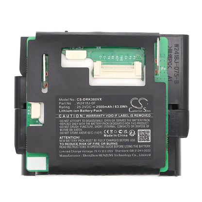 Replacement Battery for Dreame Mova K30 – Vacuum – 2500mAh / 25.2V