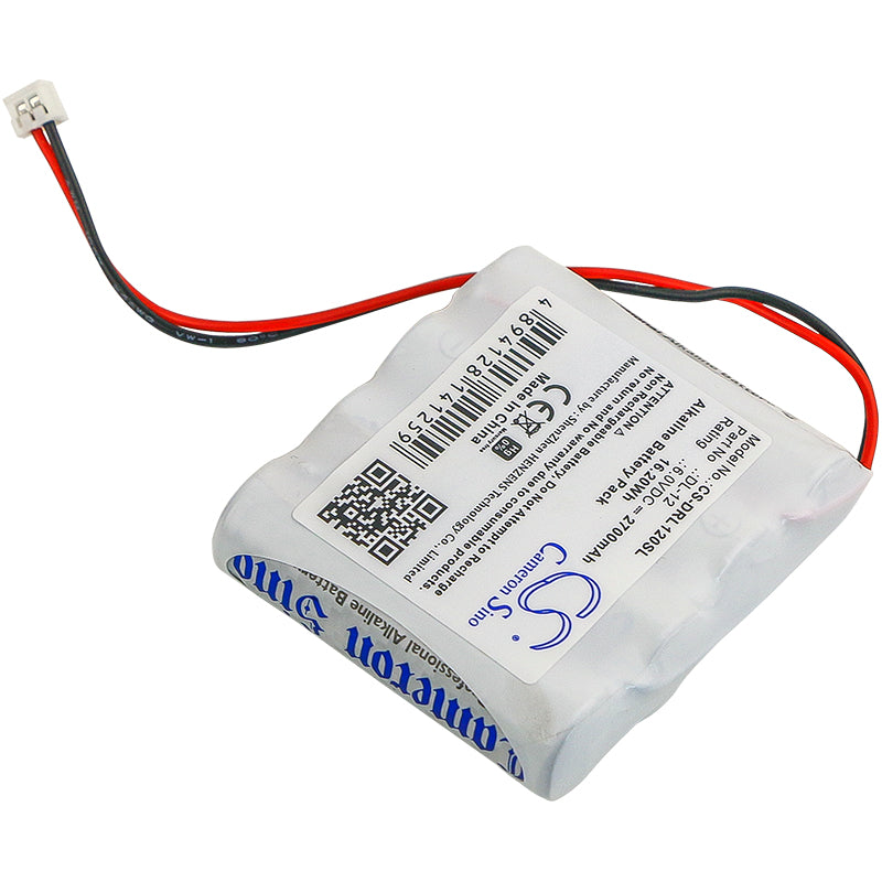 Replacement Battery for NABC | Stanley | HD Supply | Saflock | POWER XP | Grainger | Interstate Security devices – Door Lock – 2700mAh / 6V