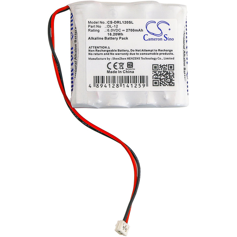 Replacement Battery for NABC | Stanley | HD Supply | Saflock | POWER XP | Grainger | Interstate Security devices – Door Lock – 2700mAh / 6V