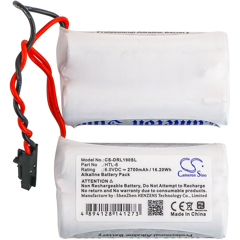 Replacement Battery for Saflock | Saft | Winfield S90040 – Door Lock – 2700mAh / 6V