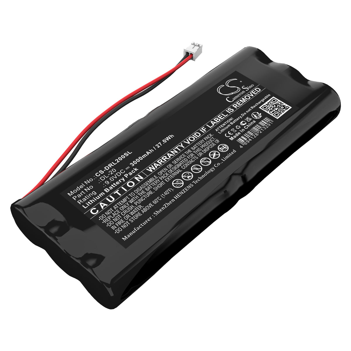 Replacement Battery for Intellikey 100225 – Door Lock – 3000mAh / 9V