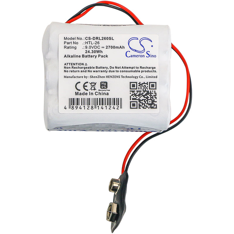 Replacement Battery for Vingcard 12 – Door Lock – 2700mAh / 9V