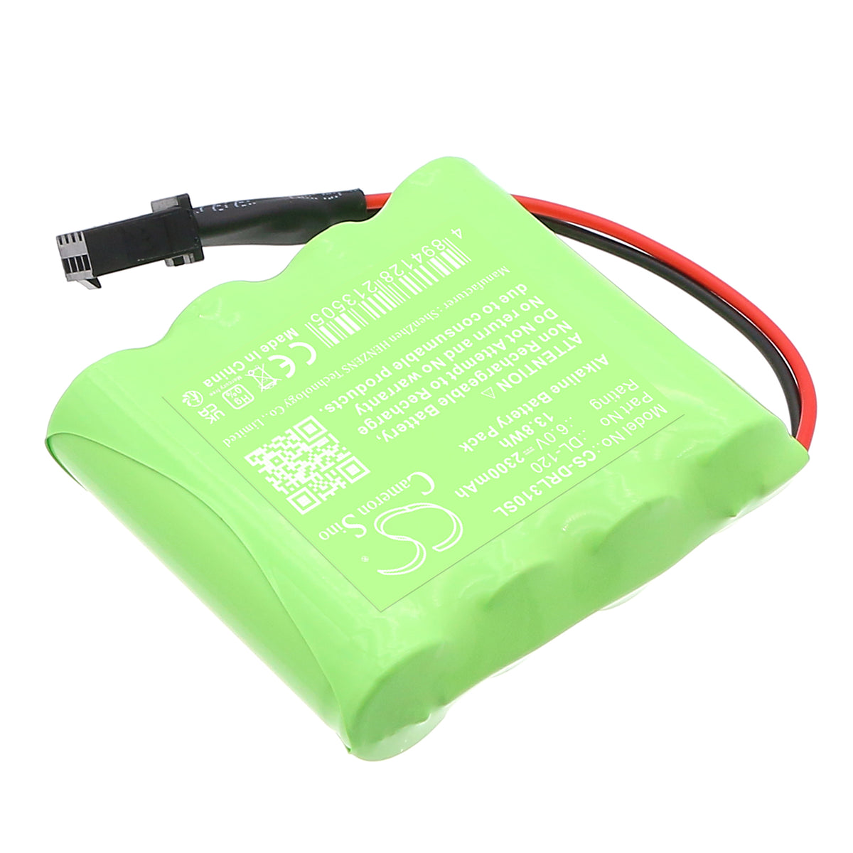 Replacement Battery for Intellikey – Door Lock – 2300mAh / 6V