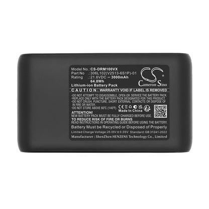 Replacement Battery for Dreame – Vacuum – 3000mAh / 21.6V