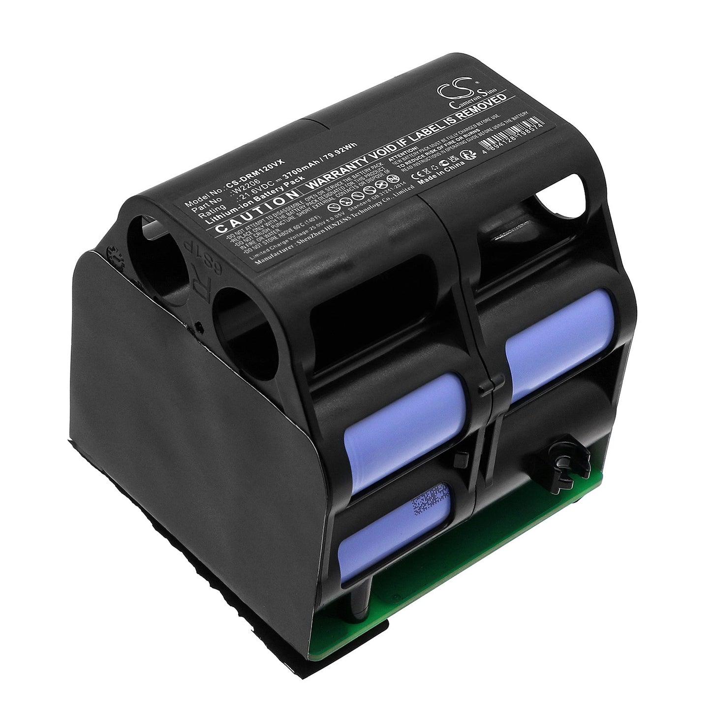 Replacement Battery for Dreame  M12 – Vacuum – 3700mAh / 79.92Wh / 21.6V