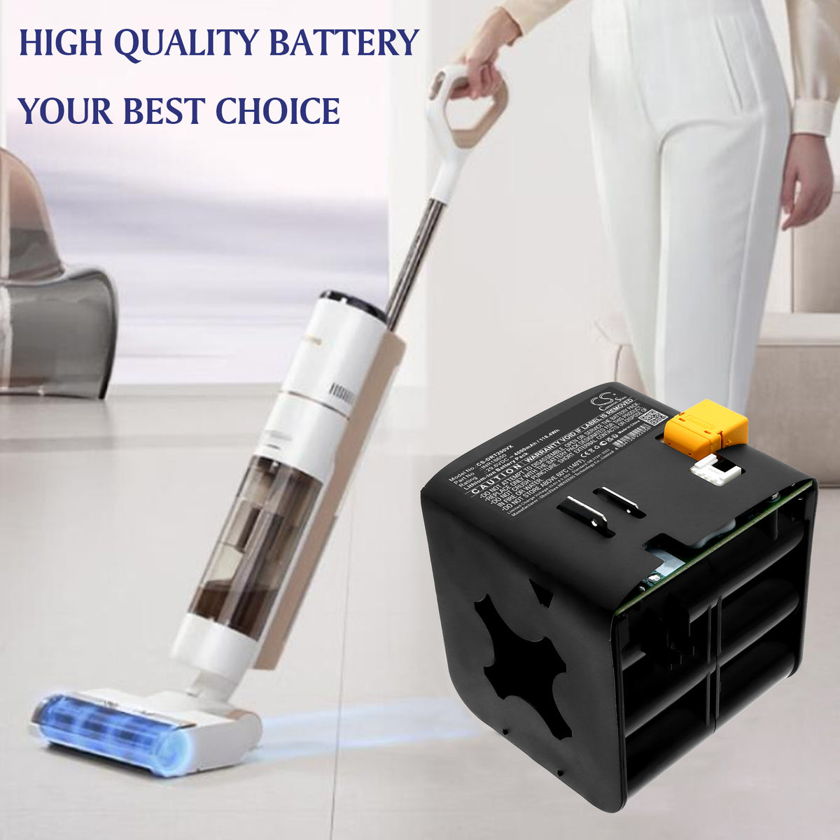 Replacement Battery for Dreame Mova T20 – Vacuum – 4000mAh / 29.6V