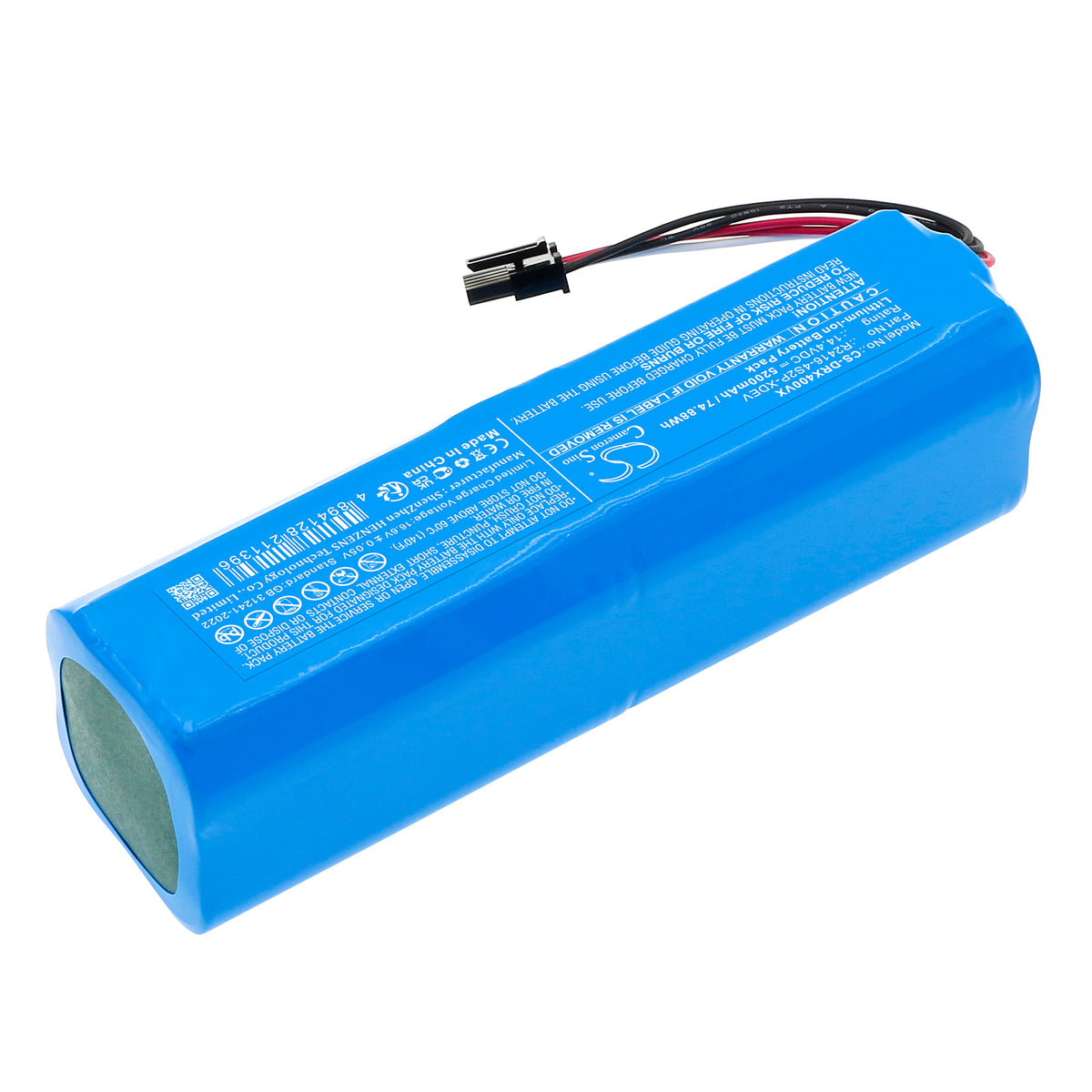 Replacement Battery for Dreame ‎RLX73CE – Vacuum – 5200mAh / 14.4V