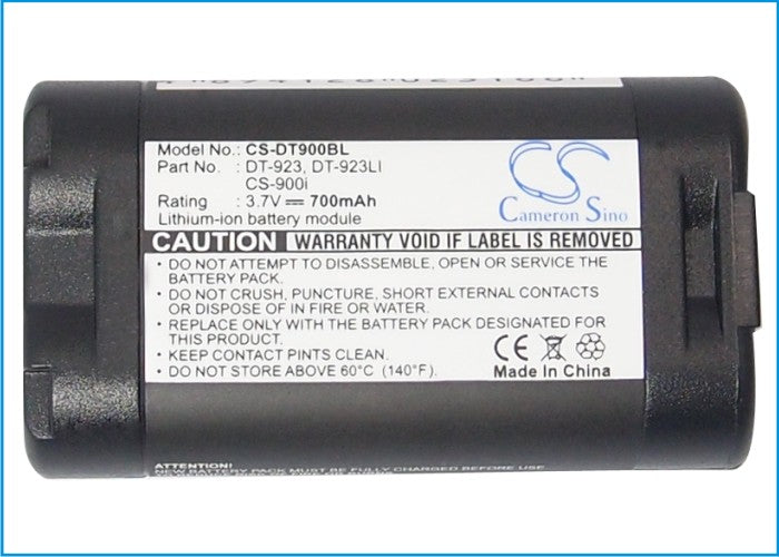 Replacement Battery for Casio DT-900 – Barcode Scanner – 700mAh / 3.7V - image 5