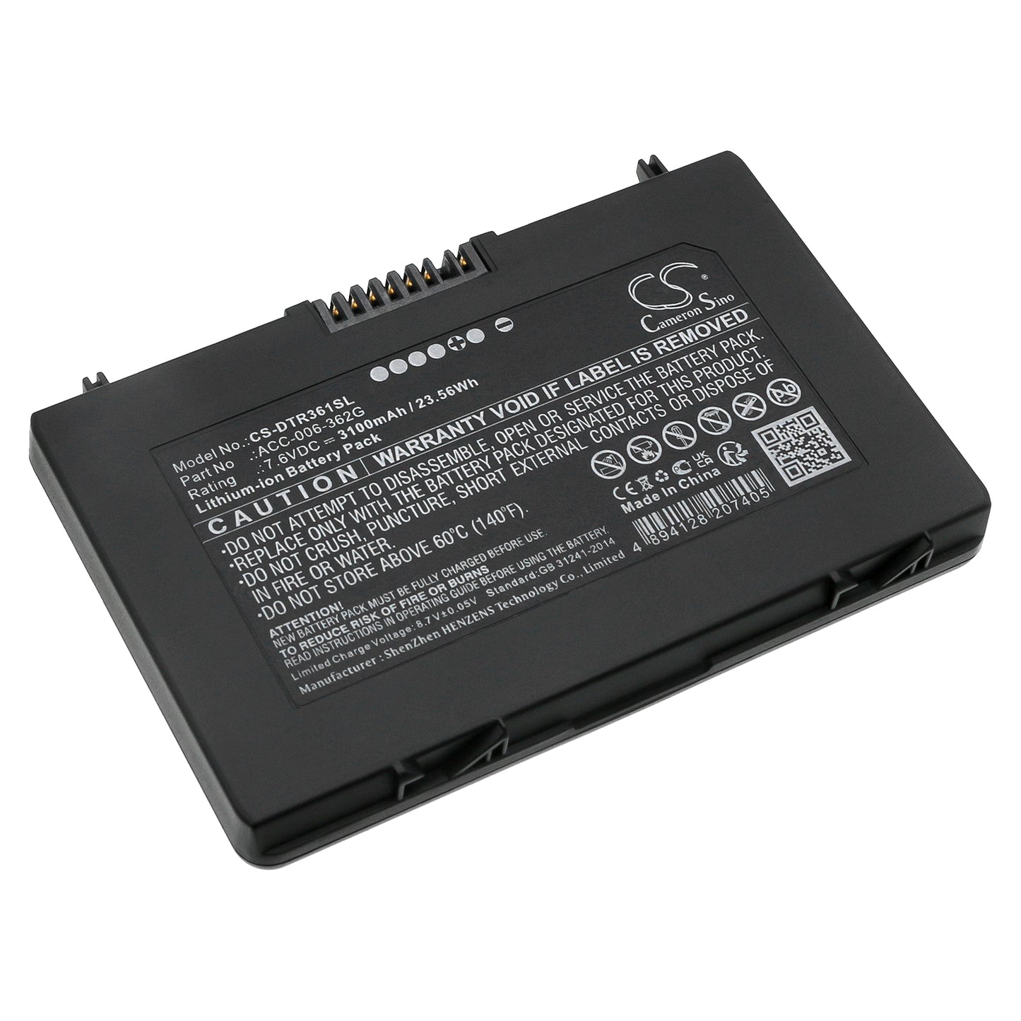 Replacement Battery for DT Research DT361AM – Tablet – 3100mAh / 7.6V - image 1
