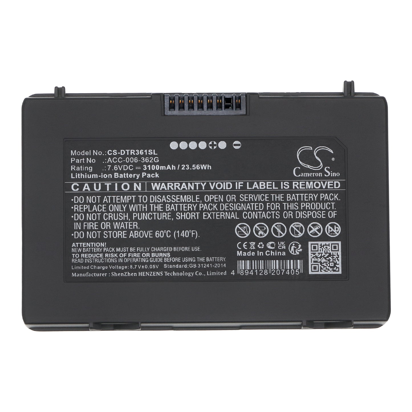 Replacement Battery for DT Research DT361AM – Tablet – 3100mAh / 7.6V - image 5