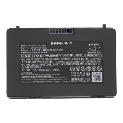 Replacement Battery for DT Research DT361AM – Tablet – 3100mAh / 7.6V - image 5