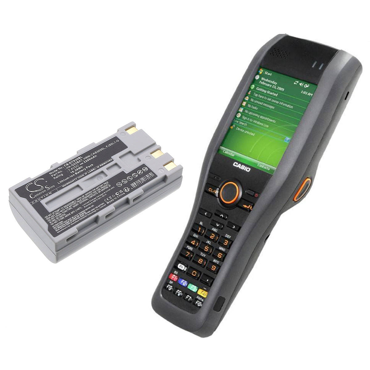 Replacement Battery for Casio | Hioki DT-X30 – Barcode Scanner – 2200mAh / 7.4V