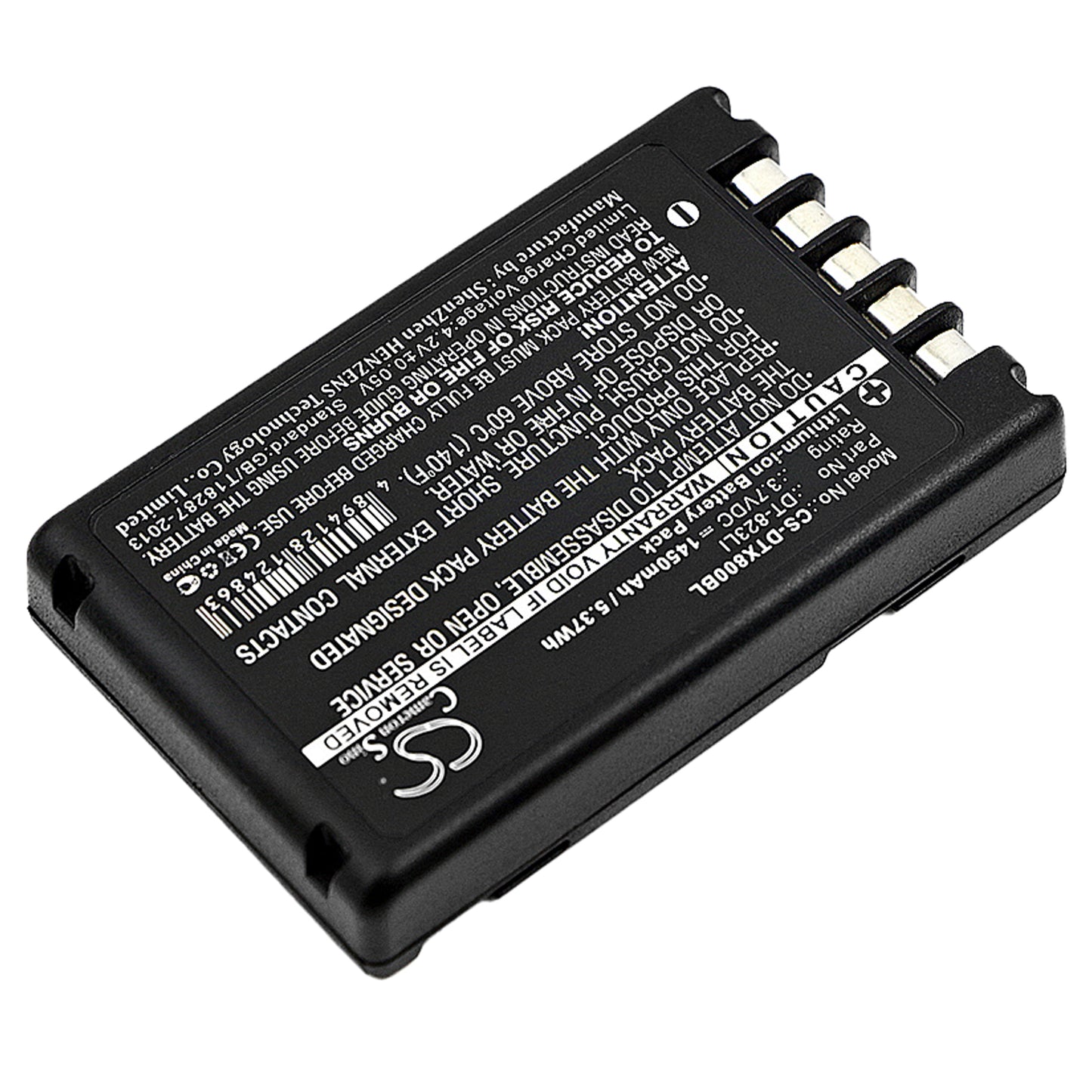 Replacement Battery for Casio DT-800 – Barcode Scanner – 1450mAh / 3.7V - image 2