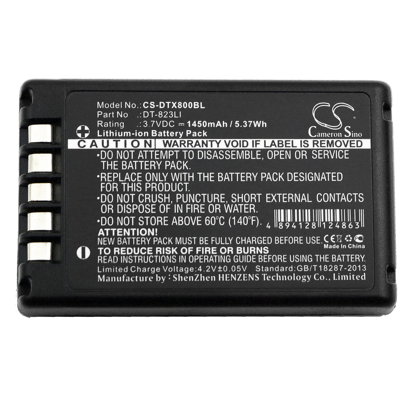 Replacement Battery for Casio DT-800 – Barcode Scanner – 1450mAh / 3.7V - image 3