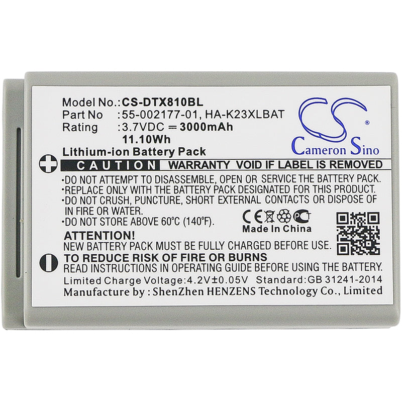 Replacement Battery for Casio DT-X8 – Barcode Scanner – 3000mAh / 3.7V - image 3