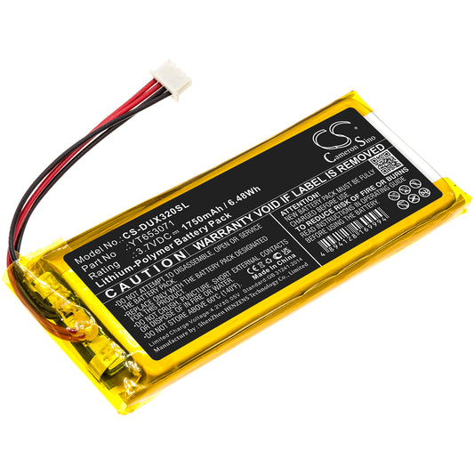 Replacement Battery for XDUOO X3 Mark II – Media Player – 1750mAh / 3.7V