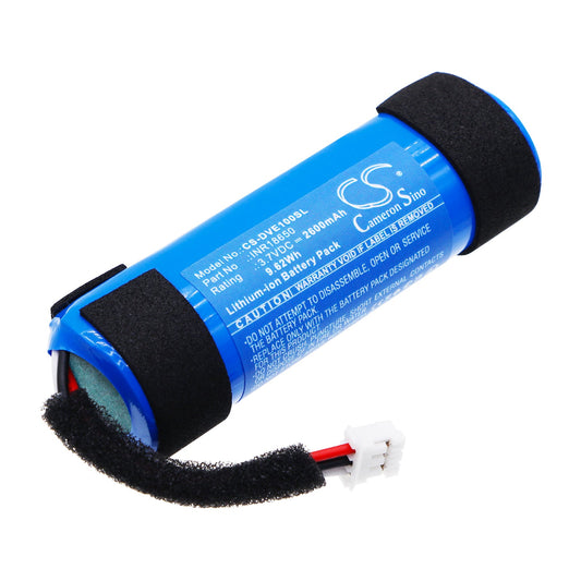 Replacement Battery for Divoom  Timebox Evo – Speaker – 2600mAh / 9.62Wh / 3.7V