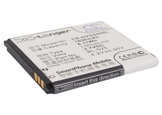 Replacement Battery for Yusun | HOSIN | Coolpad | DOOV LA-I – Mobile, SmartPhone – 1650mAh / 3.7V
