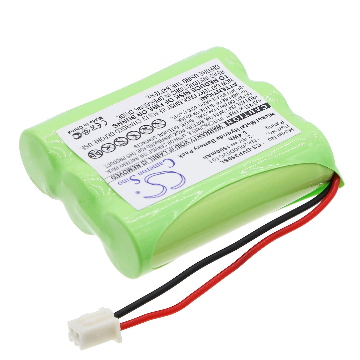 Replacement Battery for Dual DVD-P350 – DVD Player – 1500mAh / 3.6V - image 2