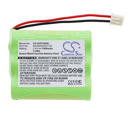 Replacement Battery for Dual DVD-P350 – DVD Player – 1500mAh / 3.6V - image 3