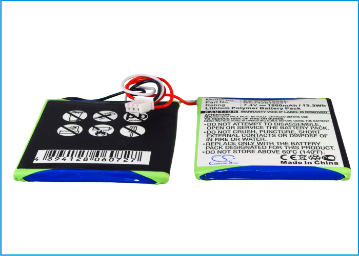 Replacement Battery for Dual DVD-P702 – DVD Player – 1800mAh / 7.4V