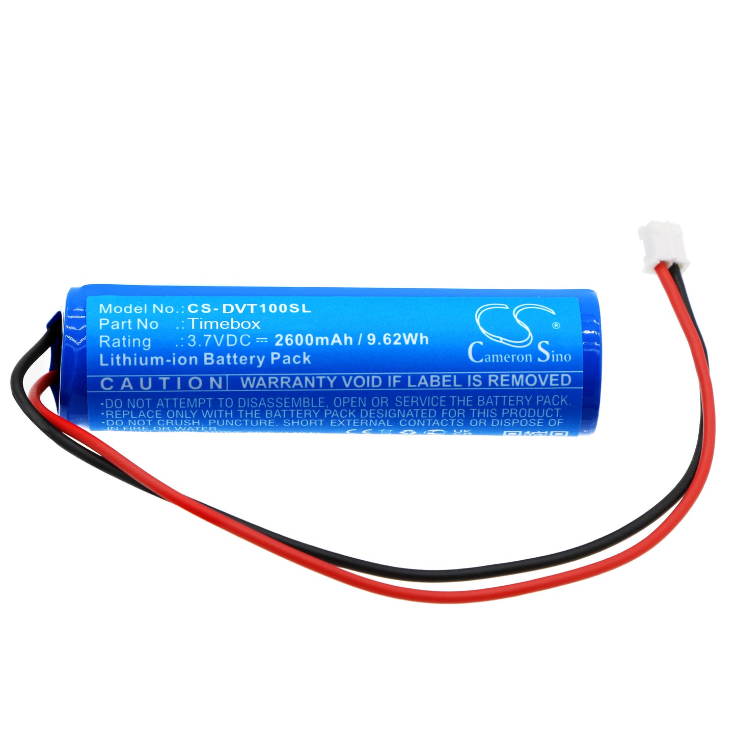 Replacement Battery for Divoom  Timebox – 2600mAh / 9.62Wh