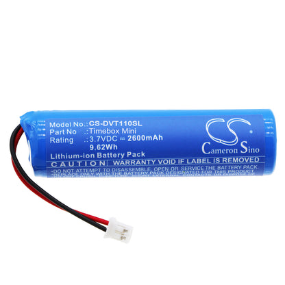 Replacement Battery for Divoom   Timebox Mini – 2600mAh / 9.62Wh