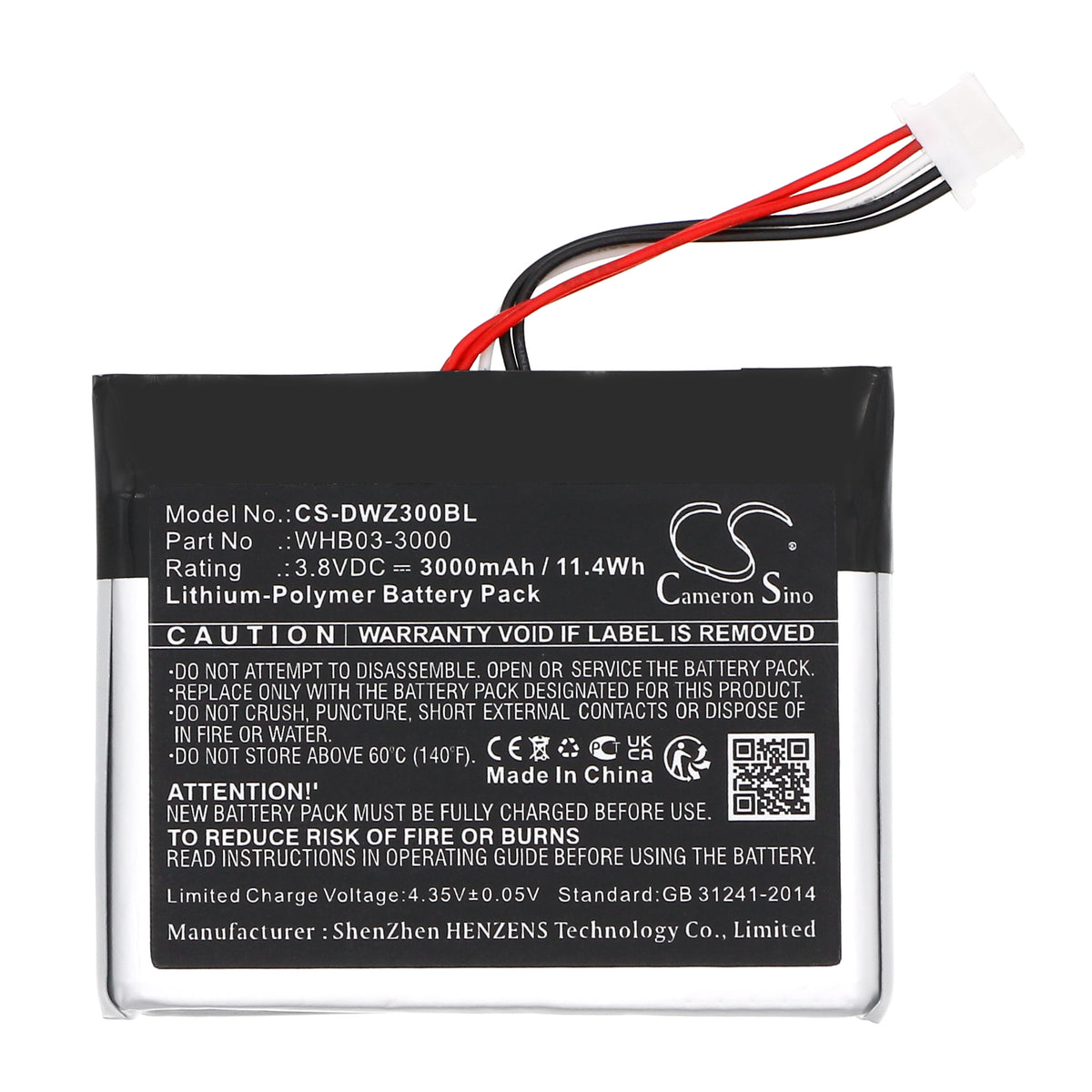 Replacement Battery for Dejavoo Q3 – Payment Terminal – 3000mAh / 3.8V