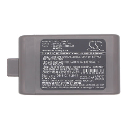 Replacement Battery for Dyson DC-16 – Vacuum – 2000mAh / 22.2V