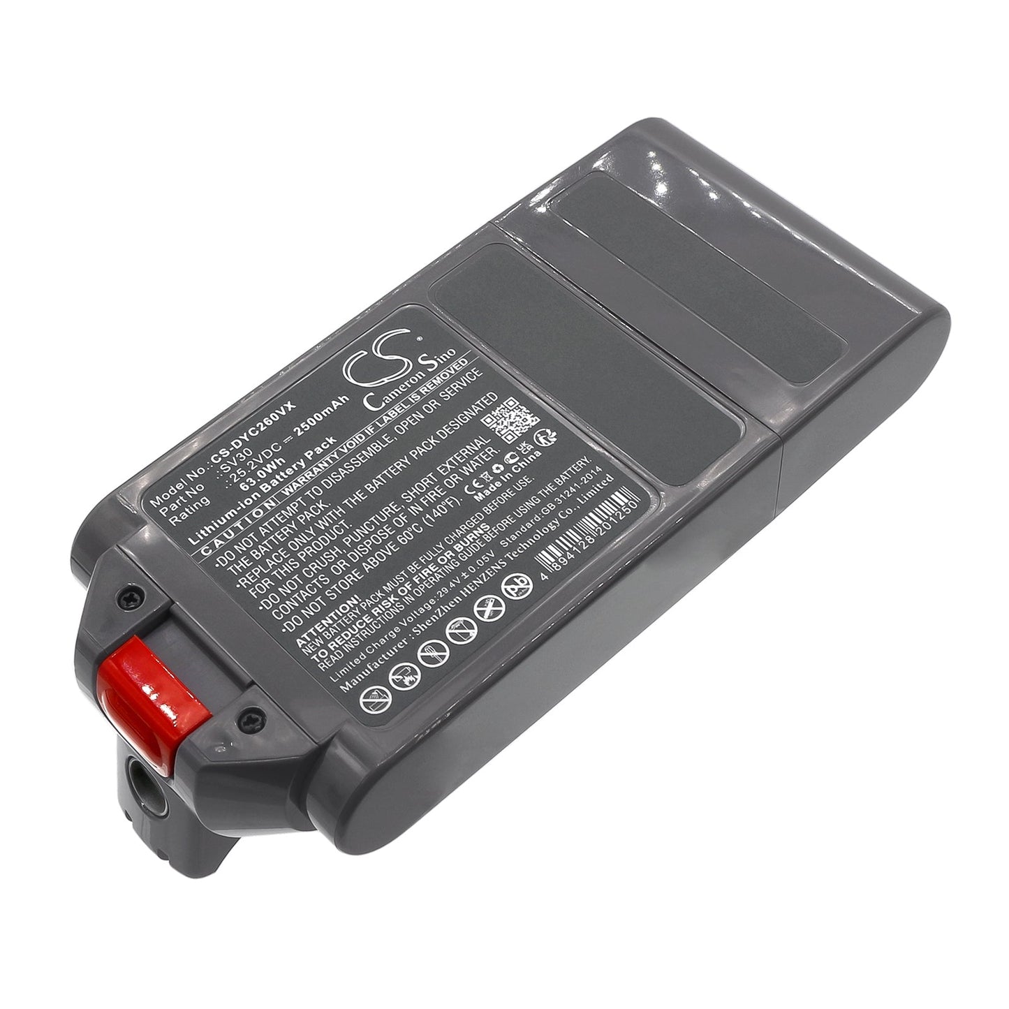 Replacement Battery for Dyson  Detect Slim – Vacuum – 2500mAh / 63.0Wh / 25.2V