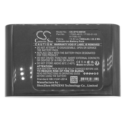 Replacement Battery for Dyson DC30, DC30 White, DC35 – 1500mAh / 22.20Wh