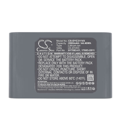 Replacement Battery for Dyson DC31 – Vacuum – 2000mAh / 22.2V