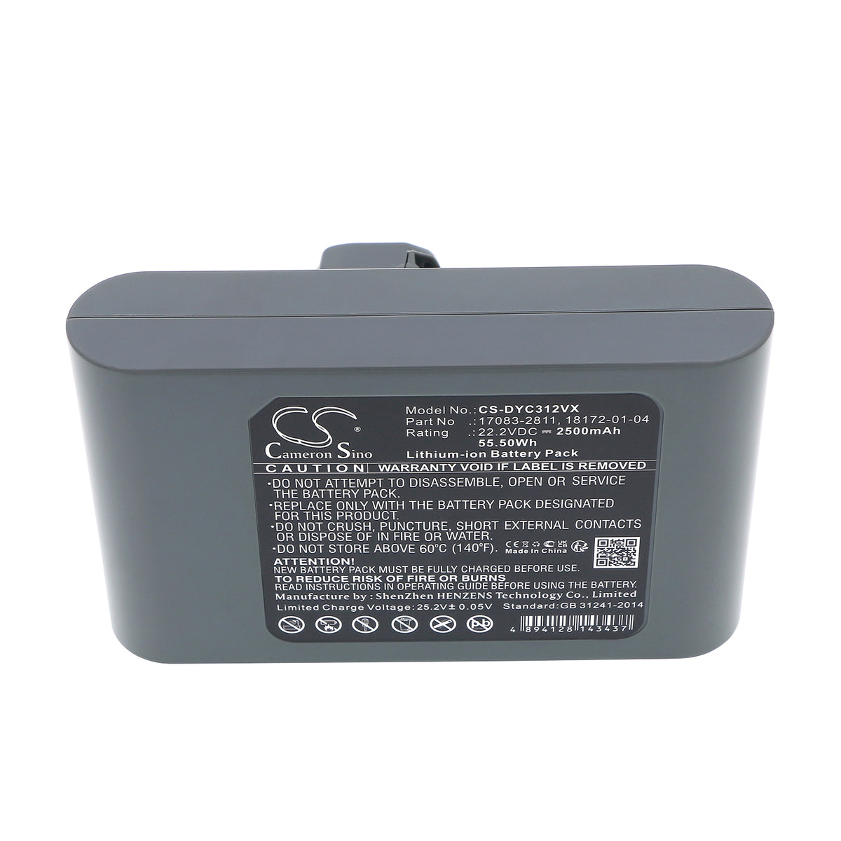 Replacement Battery for Dyson DC31 – Vacuum – 2500mAh / 22.2V
