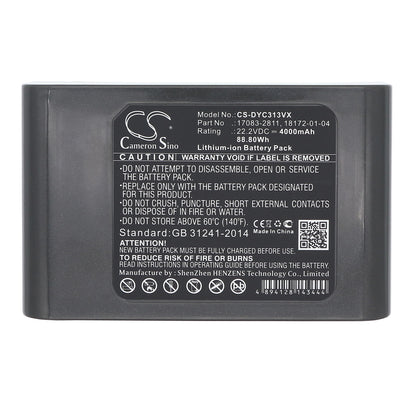 Replacement Battery for Dyson DC31 – Vacuum – 4000mAh / 22.2V
