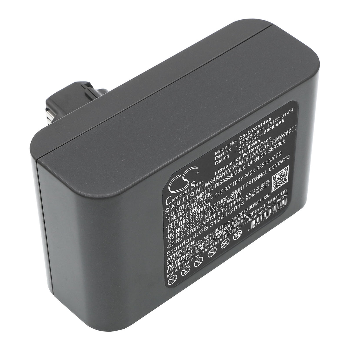 Replacement Battery for Dyson DC31 – Vacuum – 5000mAh / 22.2V